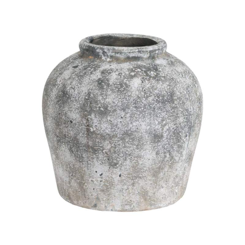 Aged Stone Ceramic Vase-1