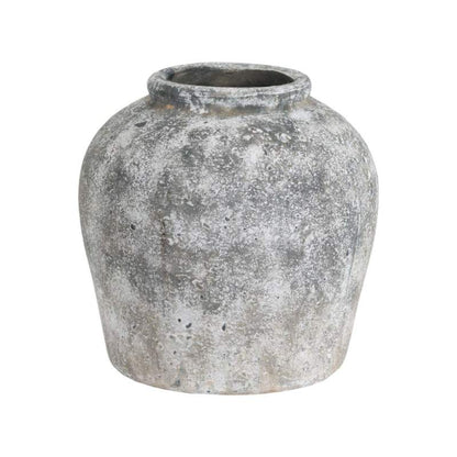Aged Stone Ceramic Vase-1