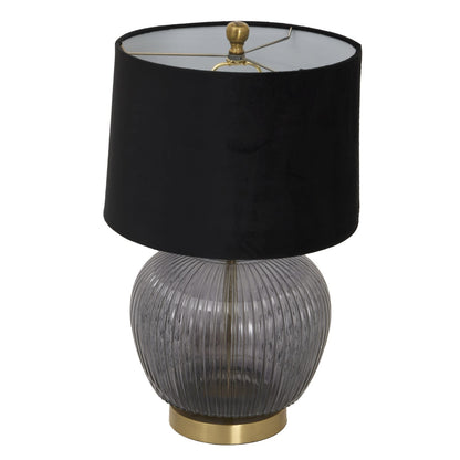 Luxton Glass Ribbed Lamp-0