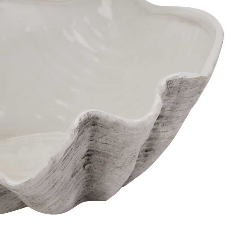 Large Ceramic Adele Shell Bowl-2