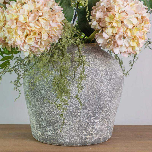 Aged Stone Ceramic Vase-0