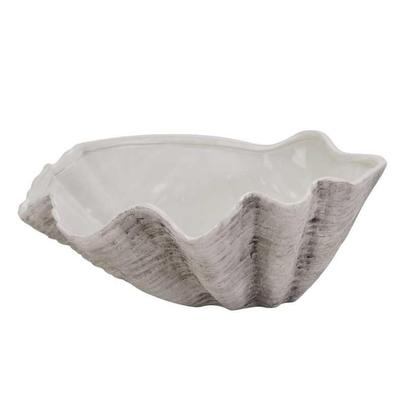 Large Ceramic Adele Shell Bowl-1