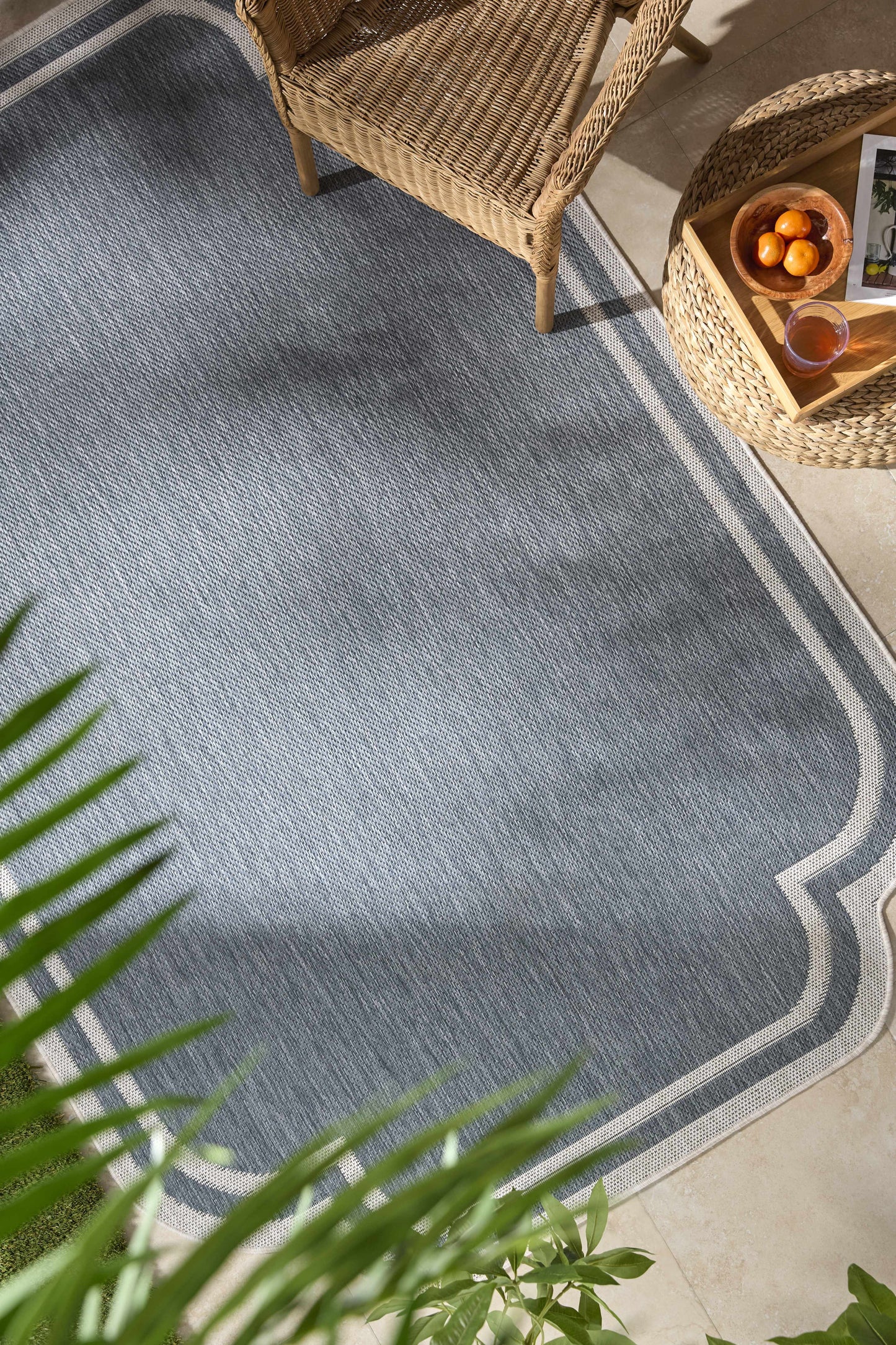 Arnola Blue Outdoor Rug-0
