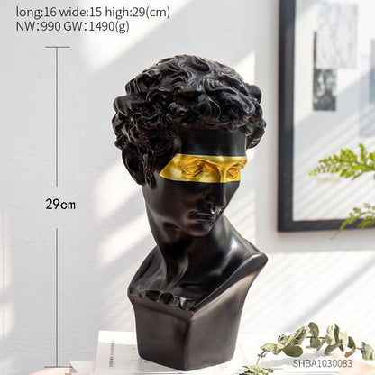 David Resin Statue Sculpture-5